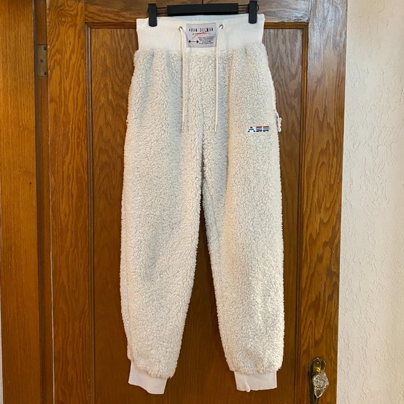 Adam Selman BOUCLE teddy high waist sweatpants - Picture 3 of 7